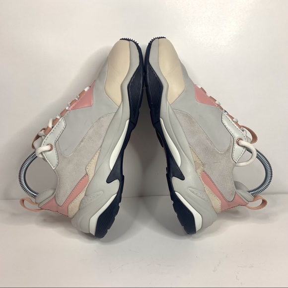 Puma Peach Thunder Rive Gauche Suede Sneaker Womens Size 7 Athletic Shoe - Picture 5 of 10
